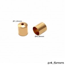 Καπελάκι Τελείωμα 6mm Φ4.5 Gold_256101735-G